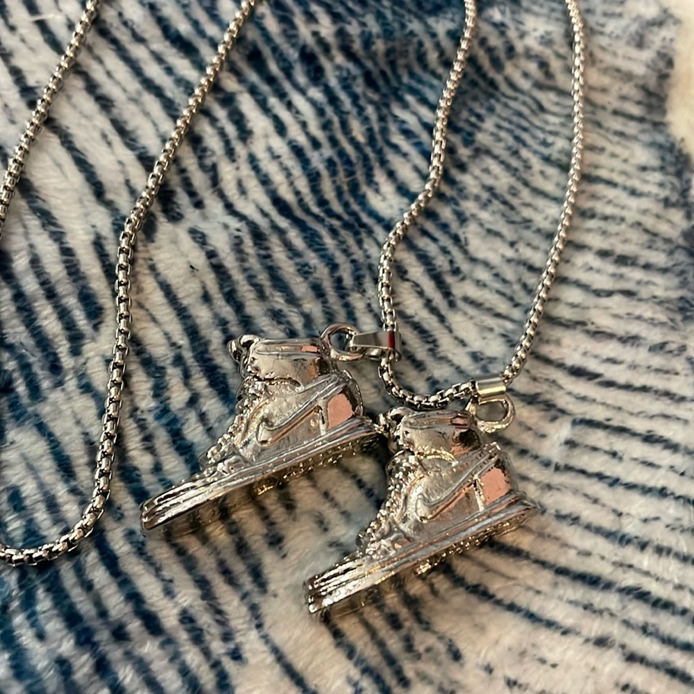 Brand new Nike double pair forces necklace
